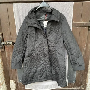 Olsen Damen Mantel Dünn Stepp Leicht Sehr Dünn Schwarz Gr 44 - Bild 1 von 3