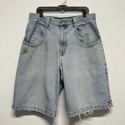 Pantalones Cortos De Colección JNCO Stinger 2031 Pierna Ancha Sueltos Patinador Jean Talla 36 Foto 1 de 4