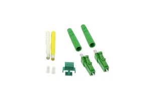 Connecteur recto verso monomode LC/APC - 2,0 mm, vert (paquet de 100) - Photo 1/1