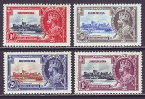 Bermuda 1935 SC 100-103 MH Set Silver Jubilee - Picture 1 of 2