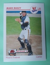 1991 Line Drive AAA #377 Mark Bailey - Phoenix Firebirds 
