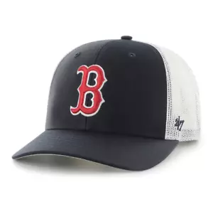 Boston Red Sox '47 Brand Navy Blue Trucker Adjustable Hat - Picture 1 of 2