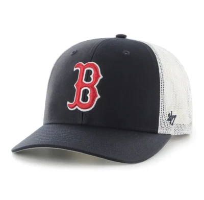 Boston Red Sox '47 Brand Navy Blue Trucker Adjustable Hat - Image 1 of 2