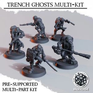 Trench Crusade - Legiones herejes - Trench Ghosts - Kit de varias piezas - Imagen 1 de 5