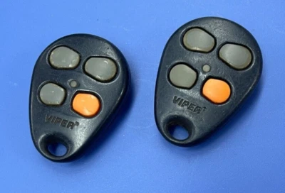 2x VIPER 476V 4 BOTÕES EZSDEI476 TRANSMISSOR REMOTO FOB - TESTADO - Imagem 1 de 3
