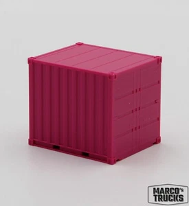 Herpa Container 10ft. gerippt magenta 490627 - 1:87 - /HS780 - Picture 1 of 1