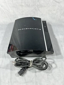 Sony PlayStation 3 Fat PS3 80GB Black Console Gaming System CECHK01 - Picture 1 of 9