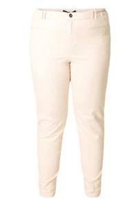 X Two Jeans Laught Regular Fit Stretch Hose Pants Damen Beige Größe 44 - Bild 1 von 2
