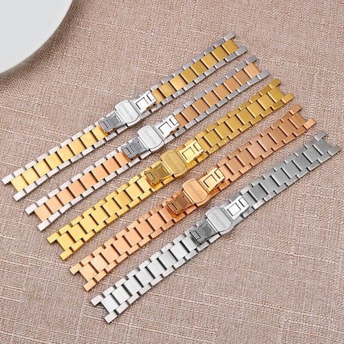 Cinturino Orologio 16*8mm Per Michael Kors Tre Occhi 6985 Bracciale Acciaio Inox