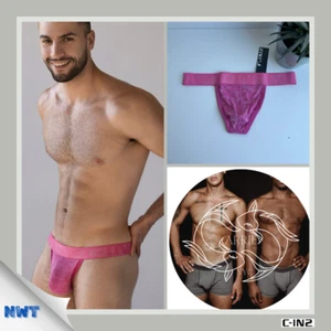 C-IN2 - Hand Me Down - Men's Thong - Penn Pink Heather (M) - Picture 1 of 8