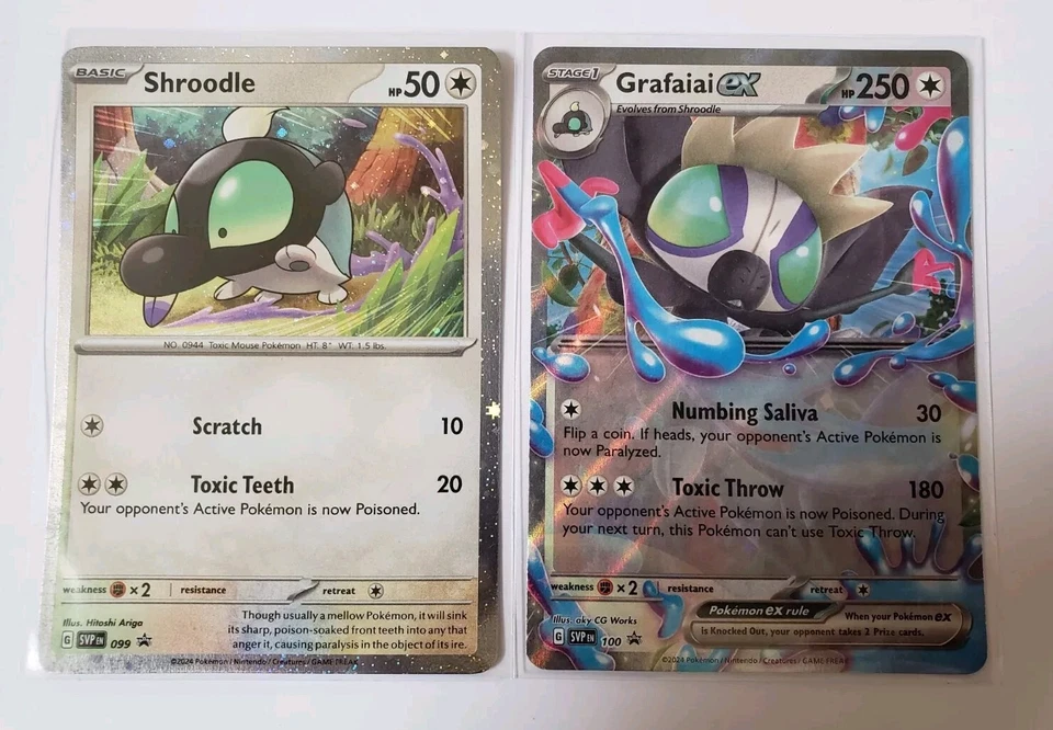 Pokemon TCG SV: Scarlet & Violet Promo Cards #100 Grafaiai ex NM - Image 1 of 1
