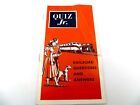 Vintage 1952 "Quiz Jr" Railroad Trivia 100 questions & réponses