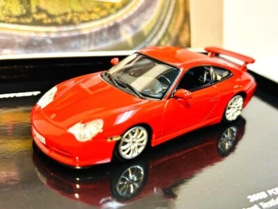 1:43 MINICHAMPS 2003 PORSCHE 911 996 GT3 Sport Auto Red LE 525 pcs. 400062027 - Image 1 of 4