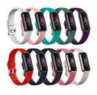 Sport Silicone Straps For Fitbit Luxe Soft Wristband Replacement Watch Band
