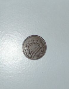 Two Cents 1864 US Error coin ( under 2 there is only CEN )
