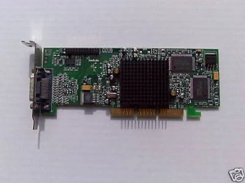 LOW PROFILE / SFF DUAL MONITOR MATROX G55MADDA32DBF G550 32MB AGP GRAPHICS CARD - image 1 of 1