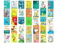 Dr. Seuss Ultimate Book Set- 60 Hardcover Books With 2 Felt Hats!