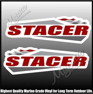 STACER - 450mm x 140mm X 2 - ORIGINAL - BOAT DECALS - Picture 1 of 1