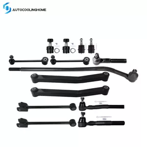 Front Upper & Lower Control Arm Sway Bar Suspension For 2007-2017 Jeep Wrangler - Picture 1 of 14