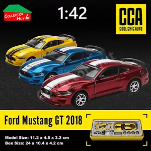 Ford Mustang GT 2018 Escala 1:42 Oficial Personalizable Die Cast Model Kit CCA - Imagen 1 de 6