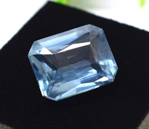 29.35 CT Natürlich Aquamarin Smaragd Form Zertifiziert Schöne Edelstein - Bild 1 von 9