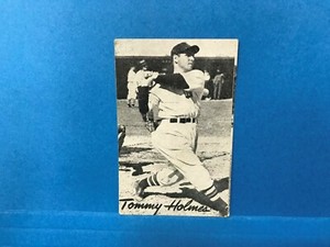 1947 Bond Bread Set Trading Card Boston Braves Tommy Holmes 