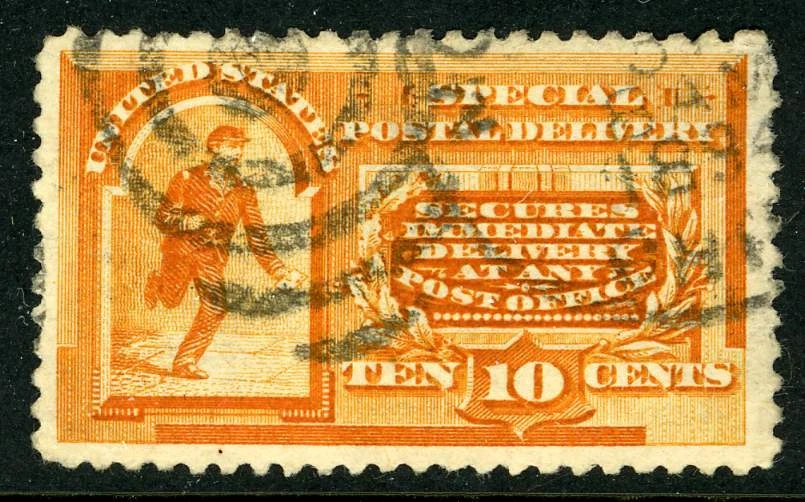 Scott E3 Used 10c Special Delivery Orange Stamp 242918 - Image 1 of 1