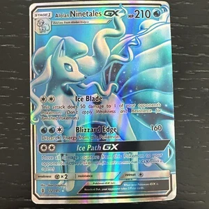 Pokemon Alolan Ninetales-GX - 132/145 - Rare Ultra Guardians Rising - Picture 1 of 6