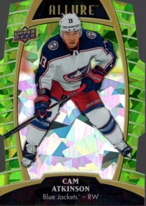 2019-20 Upper Deck Allure Green Quartz #18 Cam Atkinson /99 - NM-MT