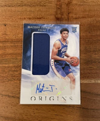 Matisse Thybulle 2019-20 Panini Origins Rookie Patch Auto RPA Autograph NRMT+ RC - Image 1 of 2