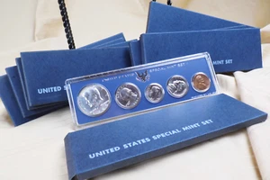 (10) 1966 US Mint Silver SMS Sets, in ALL OGP, ALL ORIGINAL BOXES - Picture 1 of 13