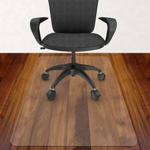 48" x 36" Home Office Chair Mat  PVC Floor Studded Back with Lip For Pile Carpet