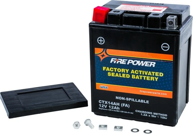 Fire Power Factory Activated Sealed Battery #CTX14AH-BS(FA) Arctic Cat/Polaris - Image 1 of 1