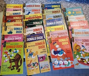 Vintage Gold Key Comics Walt Disney Donald Duck  Lot Of 27 - Picture 1 of 3