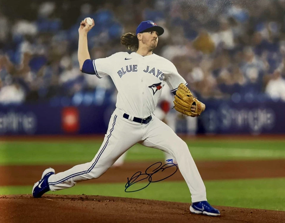 FOTO AUTOGRAFIADA 11X14 KEVIN GAUSMAN TORONTO BLUE JAYS - C Foto 1 de 1