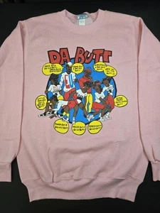 Vintage 90's Da Butt Crewneck Sweatshirt Hip Hop Rap Freaknik, Sz L 20.5x28.5" - Picture 1 of 15