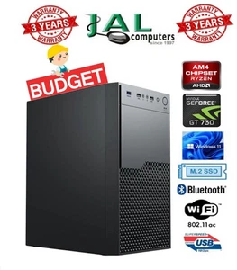 AMD Ryzen AM4 4. oder 5. Gen Konfigurieren Sie Ihren eigenen PC DDR4 M.2 SSD DVDRW Win 11 Pro - Bild 1 von 7