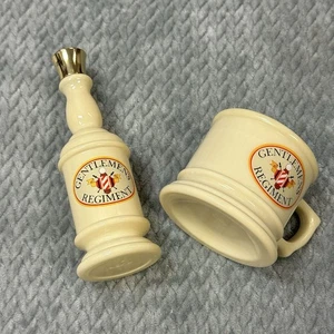 Avon Gentlemen's Regiment rasoio tazza da barba decanter bottiglia dopobarba vintage - Foto 1 di 5