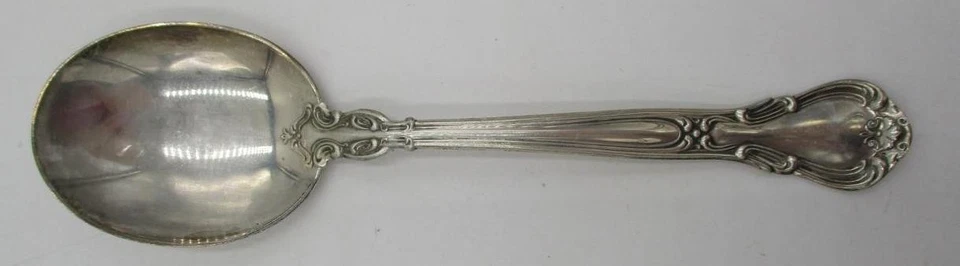 Cuchara sopera vintage Gorham Chantilly plata esterlina crema 6,25" sin mono Foto 1 de 1