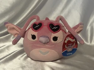 NWT Squishmallow Lilo And Stitch angel Valentine Disney Plush Stuff Animal 6.5” - Picture 1 of 10