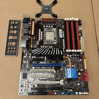ASUS P6T Deluxe, LGA 1366/Socket B, Intel (90-MIB600-G0EAY00Z) Motherboard - Image 1 of 4