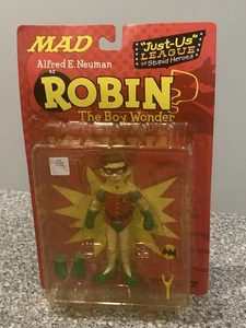 Figura de acción MAD Alfred E. Neuman DC Direct Robin Boy Wonder Just Us League-NUEVA - Imagen 1 de 2