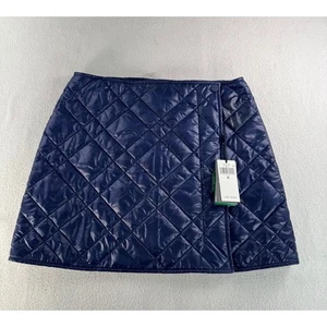 RLX Ralph Lauren Golfrock Damen gesteppt dunkelblau Wickeloptik Größe M - Bild 1 von 7