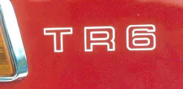 Novo 1969-1976 Triumph TR6 OEM contorno traseiro quarto par de decalques - Imagem 1 de 4