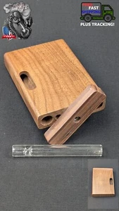 Tobacco Smoking 4" Dugout Box Set with Glass Pipe CW10 - Picture 1 of 3