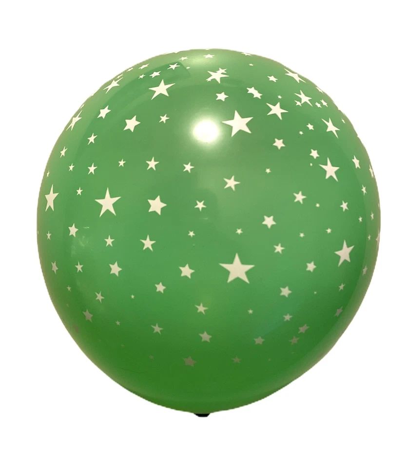 Balões verdes 12 estrelas decorações céu noturno ao ar livre 12" - Imagem 1 de 1