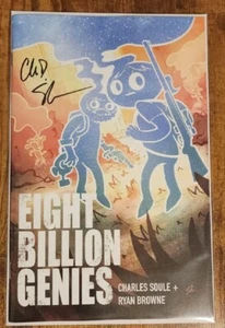 Eight Billion Genies #8 - Last Of US variant. Limited 444. Signed Charles Soule - Imagen 1 de 4