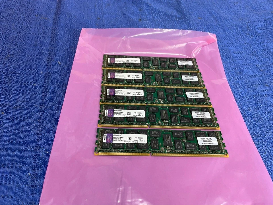 Lot of 5 Kingston KCS-B200B/8g Server RAM - Image 1 of 4