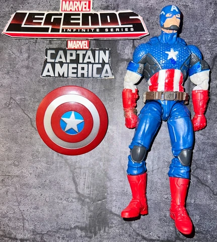 Marvel Legends Mandroid BAF Build A Figure Series Captain America 6" Marvel Now Cover