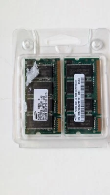 Two 256MB DDR 333Mhz PC2700S Memory - Image 1 of 2